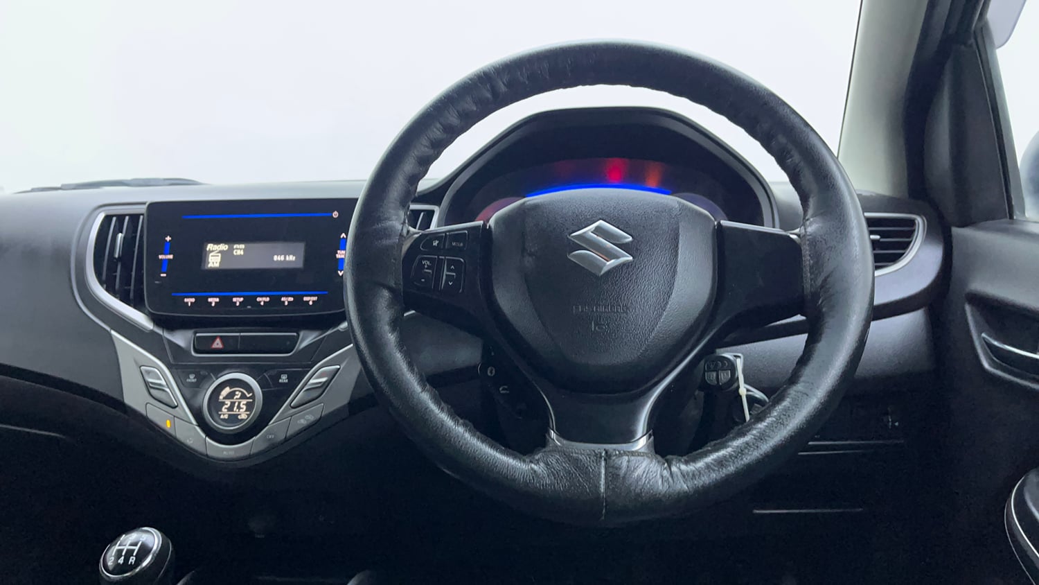 Used 2021 Maruti Suzuki Baleno Delta Petrol Manual interior STEERING VIEW