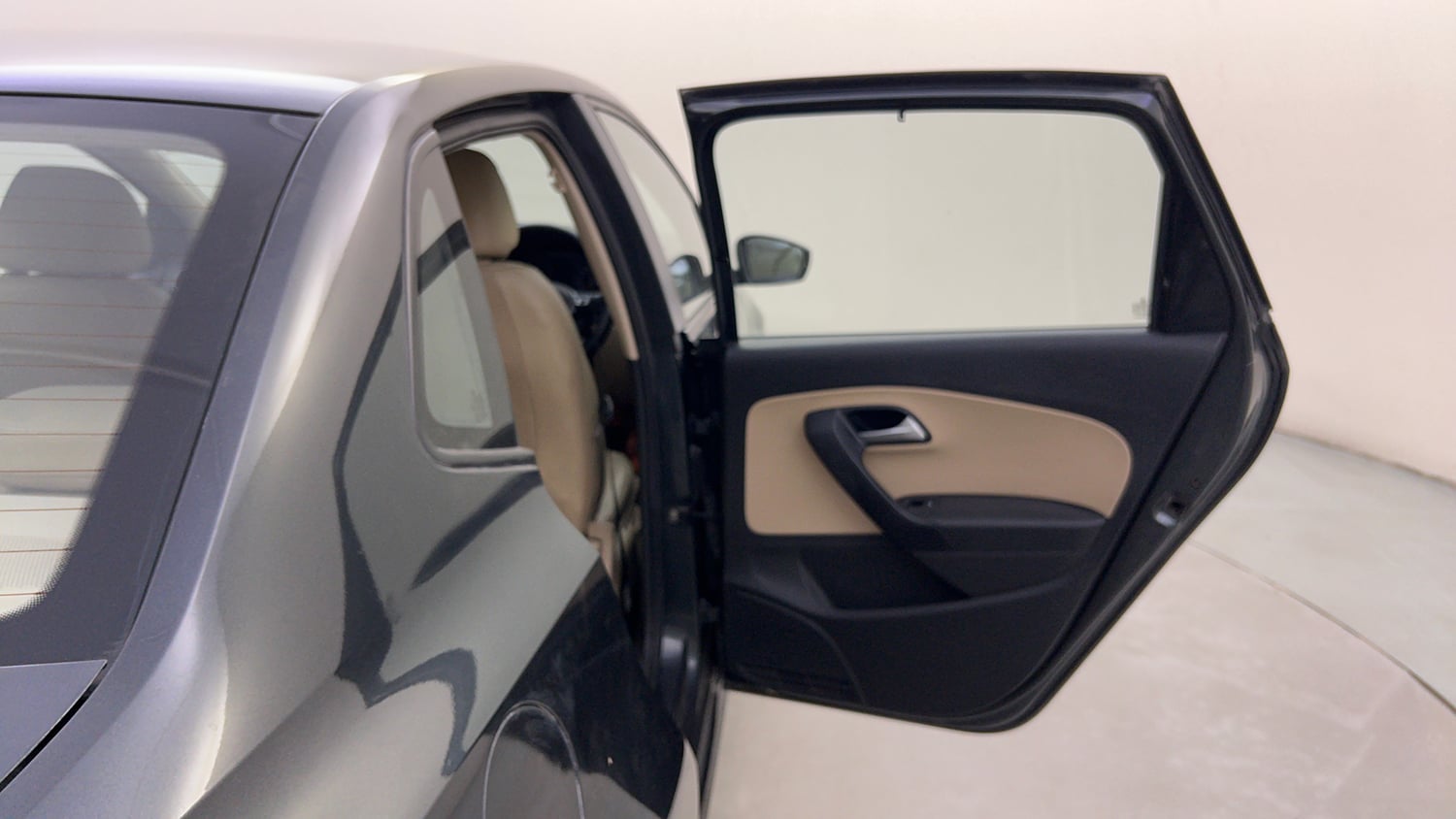 Used 2019 Volkswagen Ameo Highline Plus 1.5L (D) Diesel Manual interior RIGHT REAR DOOR OPEN VIEW