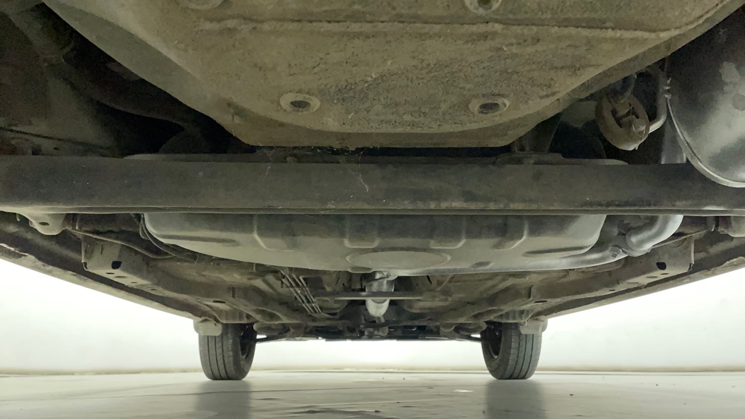 Used 2017 Tata Tiago Revotron XTA Petrol Automatic extra REAR UNDERBODY VIEW (TAKEN FROM REAR)