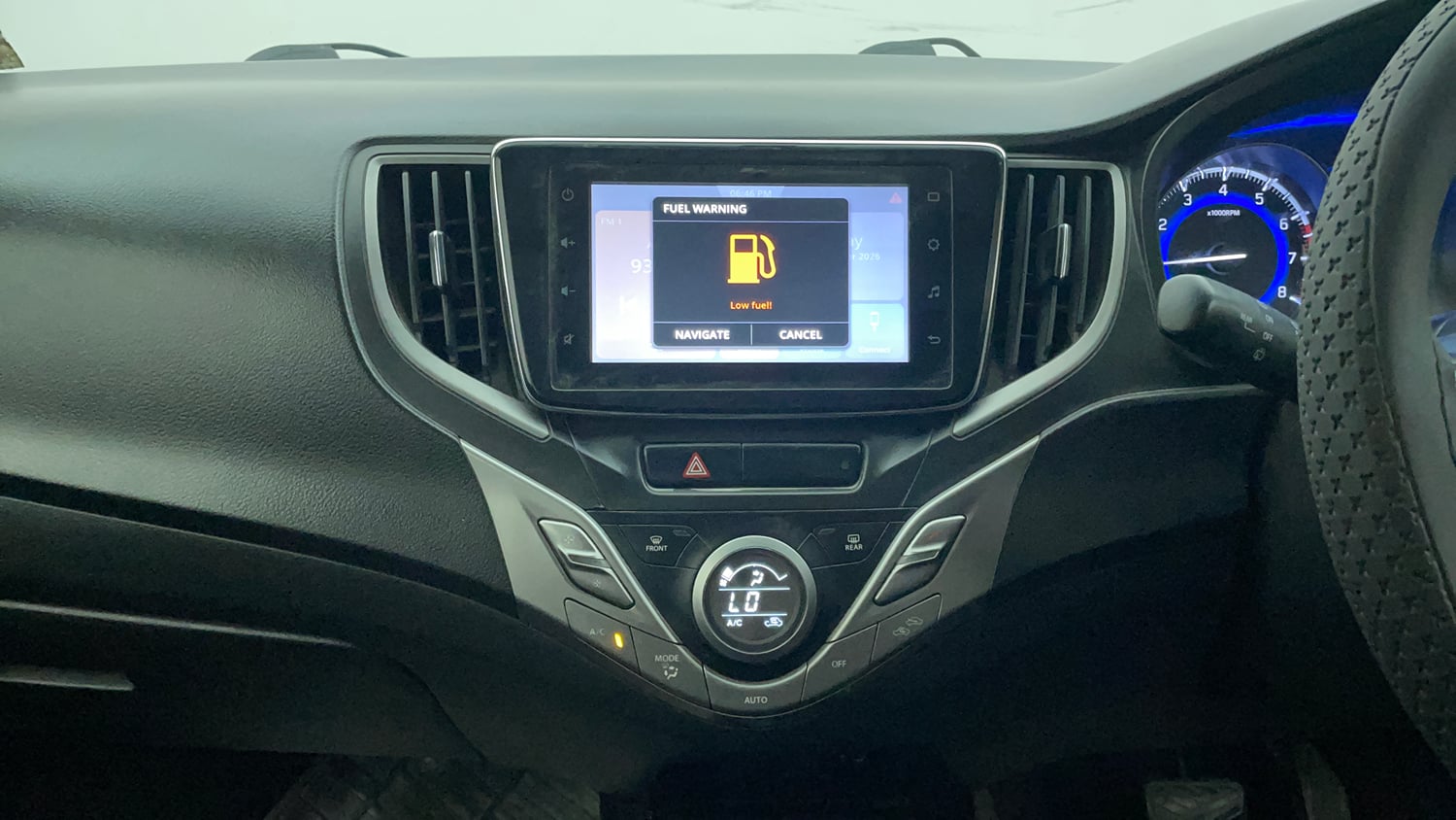 Used 2019 Maruti Suzuki Baleno Zeta Automatic Petrol Automatic interior MUSIC SYSTEM & AC CONTROL VIEW