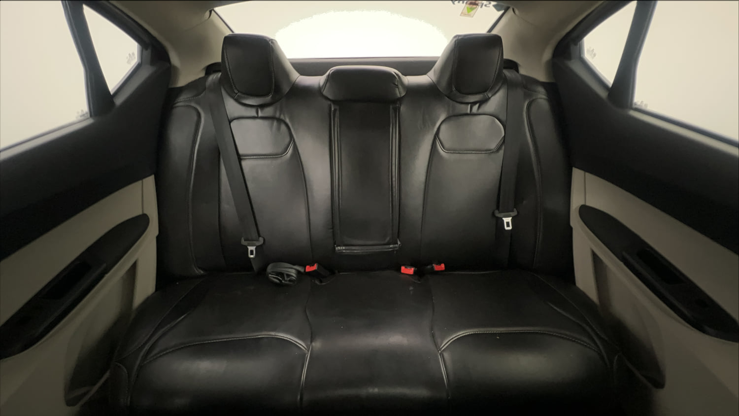 Used 2024 Tata Tigor XZ Petrol Manual interior REAR SEAT CONDITION VIEW