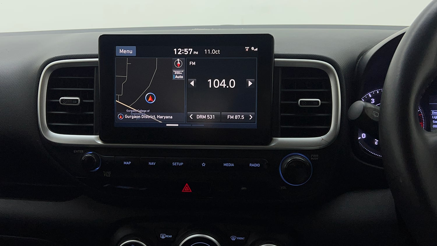 Used 2019 hyundai Venue SX 1.0 (O) Turbo Petrol Petrol Manual top_features Integrated (in-dash) music system
