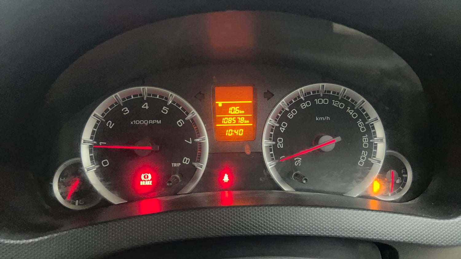 Used 2015 Maruti Suzuki Swift Dzire VXI Petrol Manual interior CLUSTERMETER VIEW