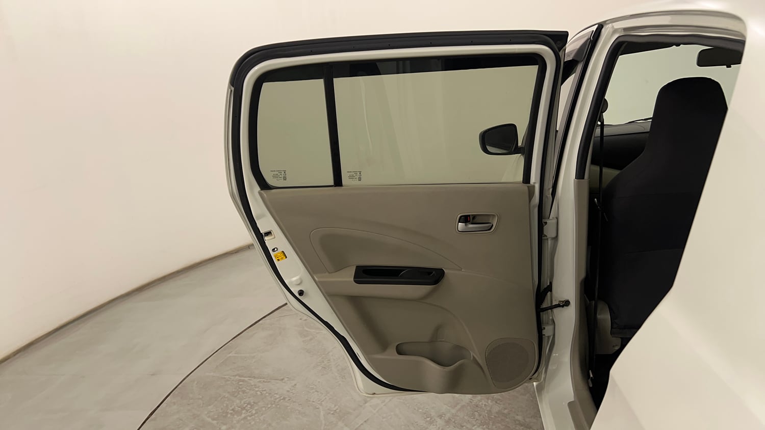 Used 2014 Maruti Suzuki Celerio VXi AMT Petrol Automatic interior LEFT REAR DOOR OPEN VIEW