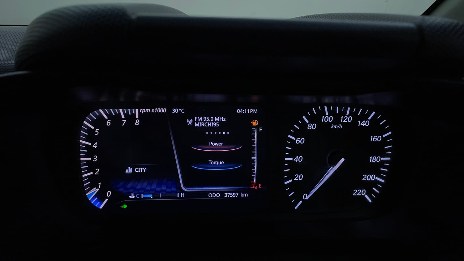 Used 2022 Tata Altroz XZ Plus Petrol Petrol Manual interior CLUSTERMETER VIEW