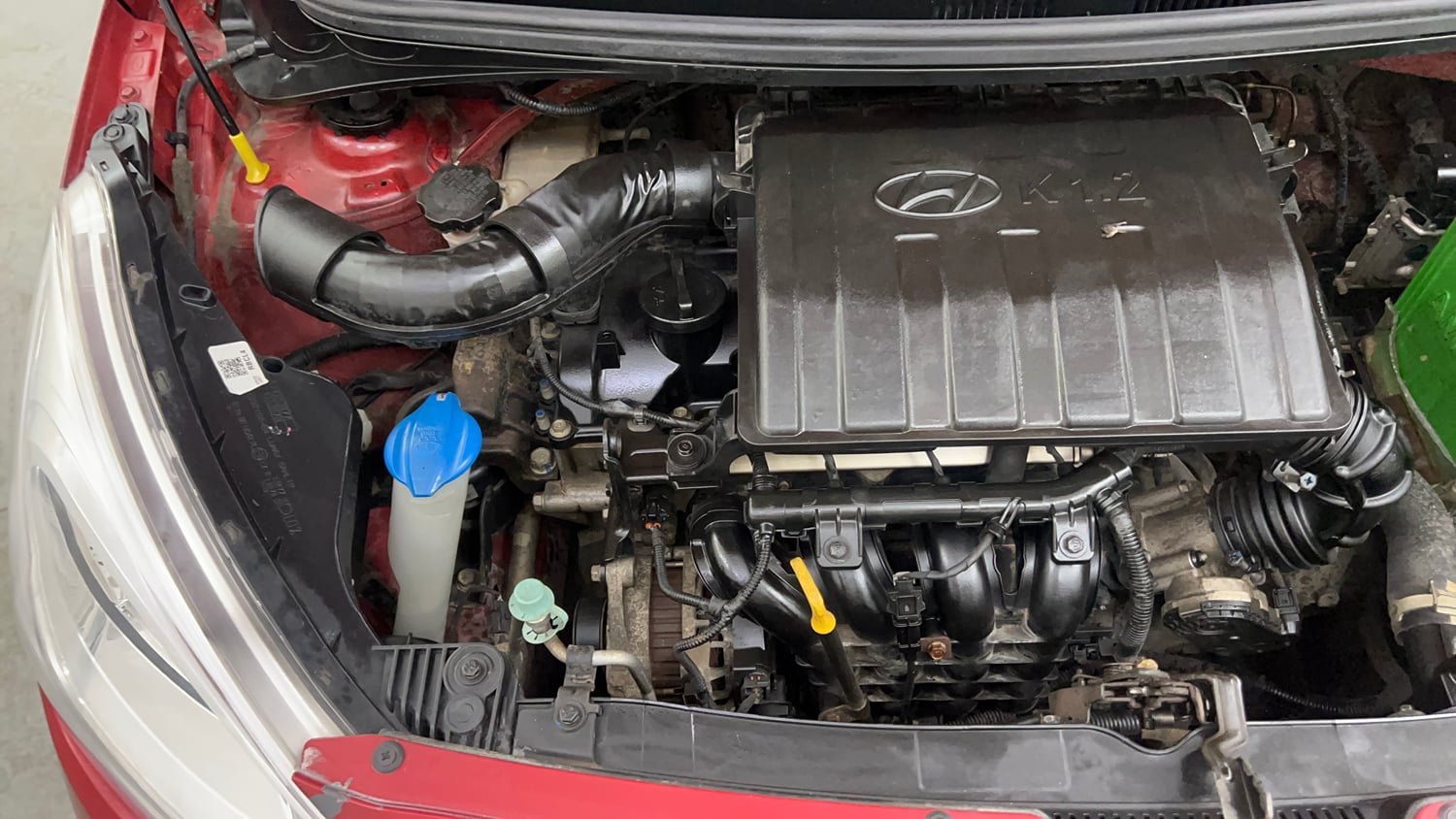 Used 2018 Hyundai Grand i10 Asta 1.2 Kappa VTVT Petrol Manual engine ENGINE RIGHT SIDE VIEW