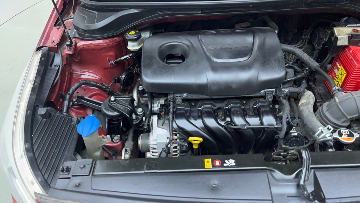 Used 2018 Hyundai Verna SX (O) 1.6 VTVT AT Petrol Automatic engine ENGINE RIGHT SIDE VIEW