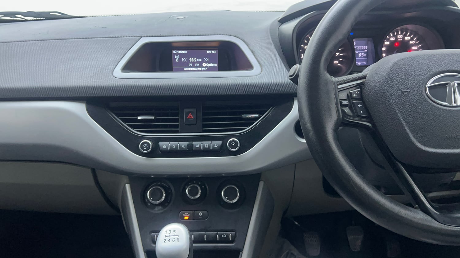 Used 2019 Tata Nexon XM Petrol Manual interior MUSIC SYSTEM & AC CONTROL VIEW