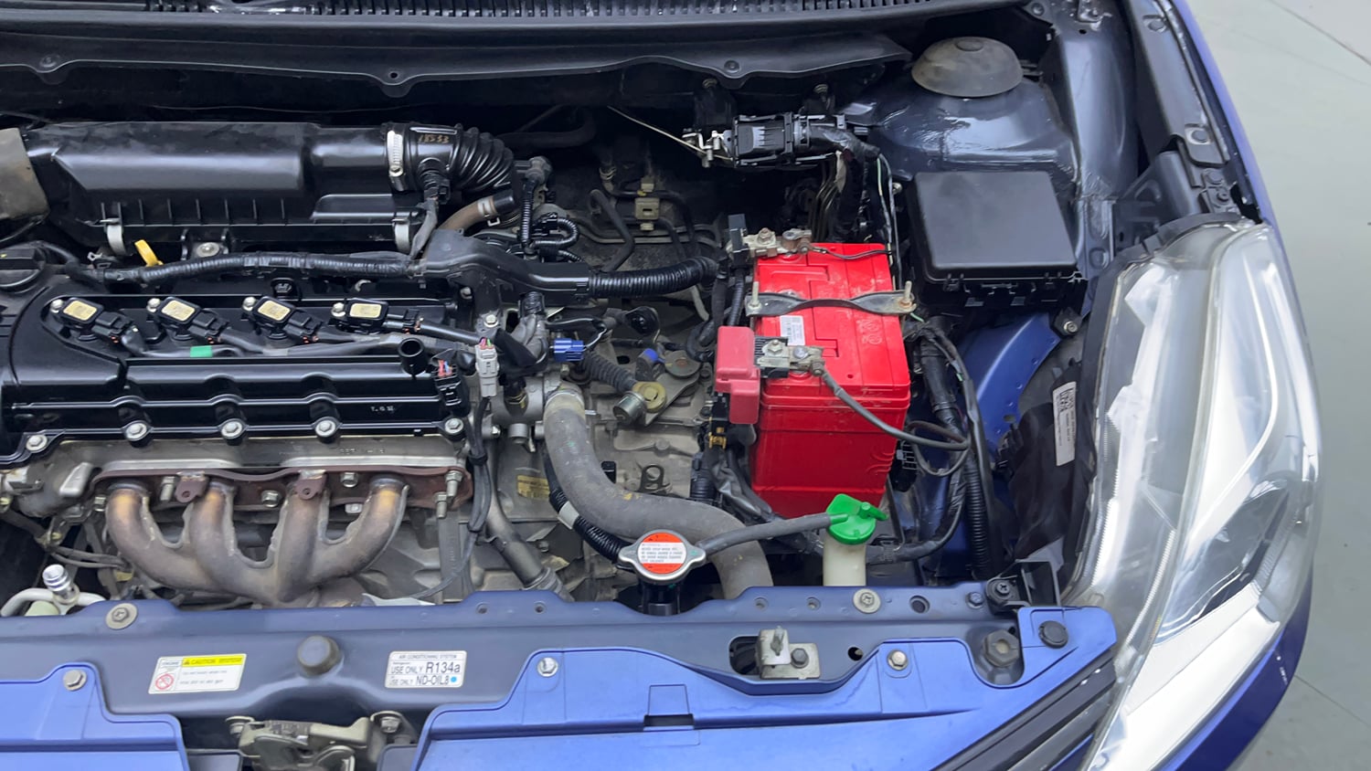 Used 2017 Maruti Suzuki Baleno Delta 1.2 Petrol Manual engine ENGINE LEFT SIDE VIEW