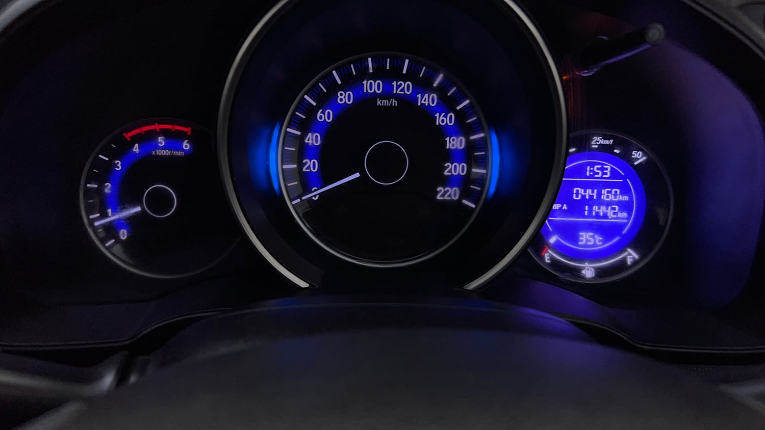 Used 2018 Honda WR-V VX MT Diesel Diesel Manual interior CLUSTERMETER VIEW