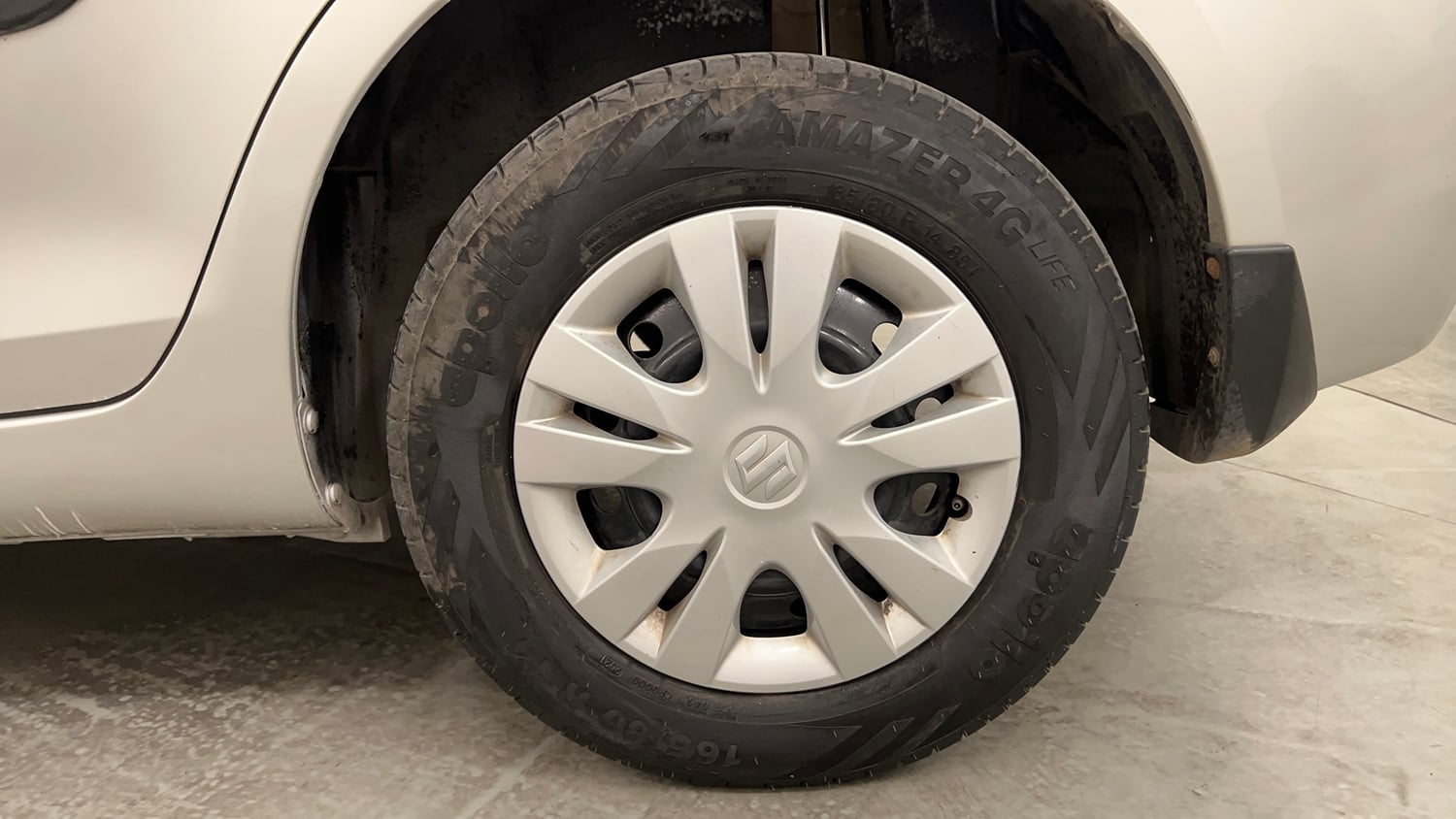 Used 2012 Maruti Suzuki Swift Dzire VXI Petrol Manual tyres LEFT REAR TYRE RIM VIEW
