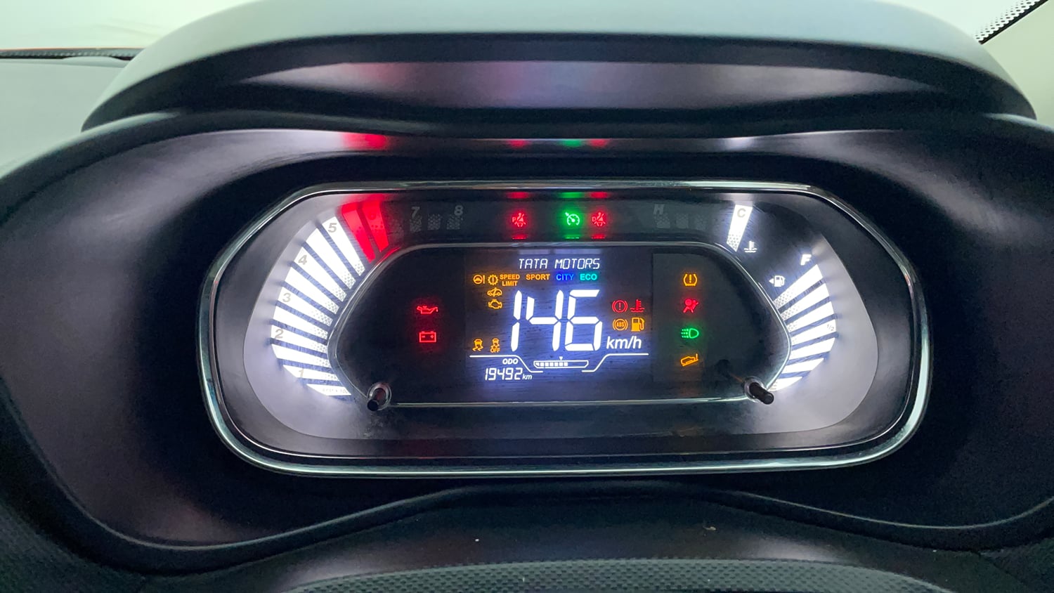 Used 2022 Tata Nexon XZA Plus (S) Petrol Automatic interior CLUSTERMETER VIEW