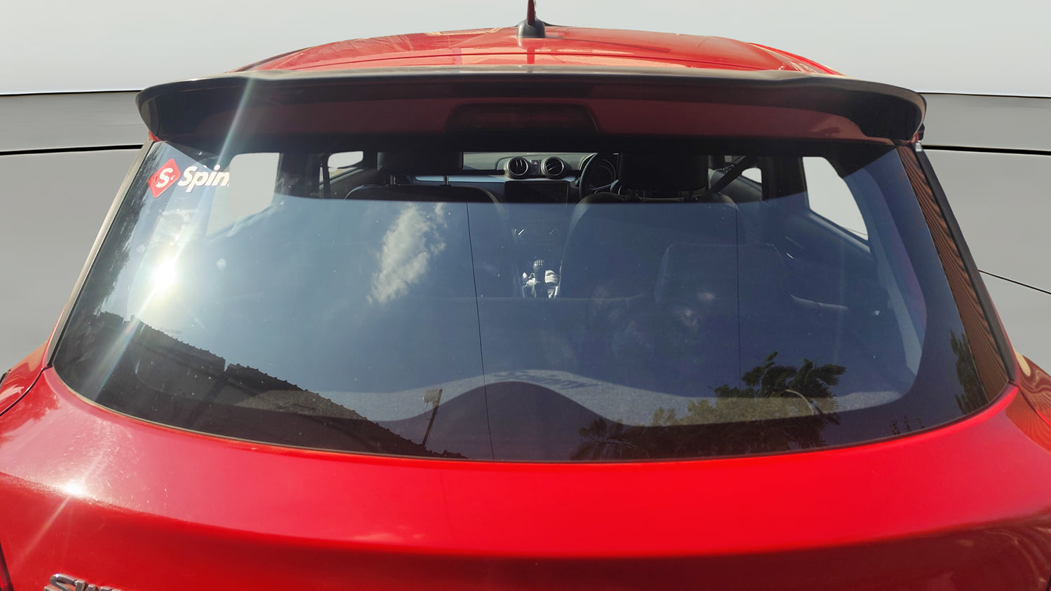 Used 2022 Maruti Suzuki Swift VXi Petrol Manual exterior BACK WINDSHIELD VIEW