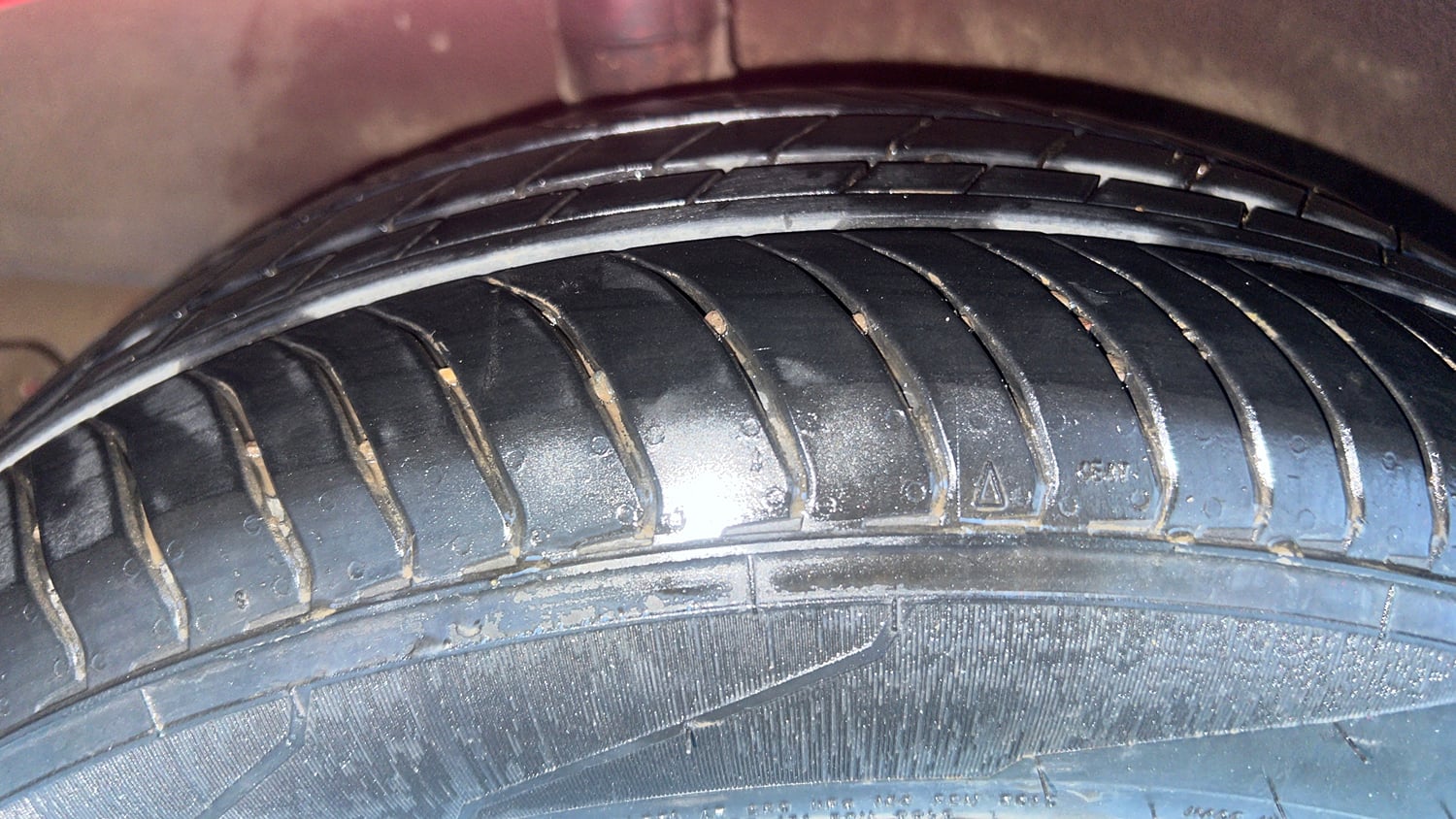 Used 2019 Nissan Micra XV CVT Petrol Automatic tyres RIGHT REAR TYRE TREAD VIEW