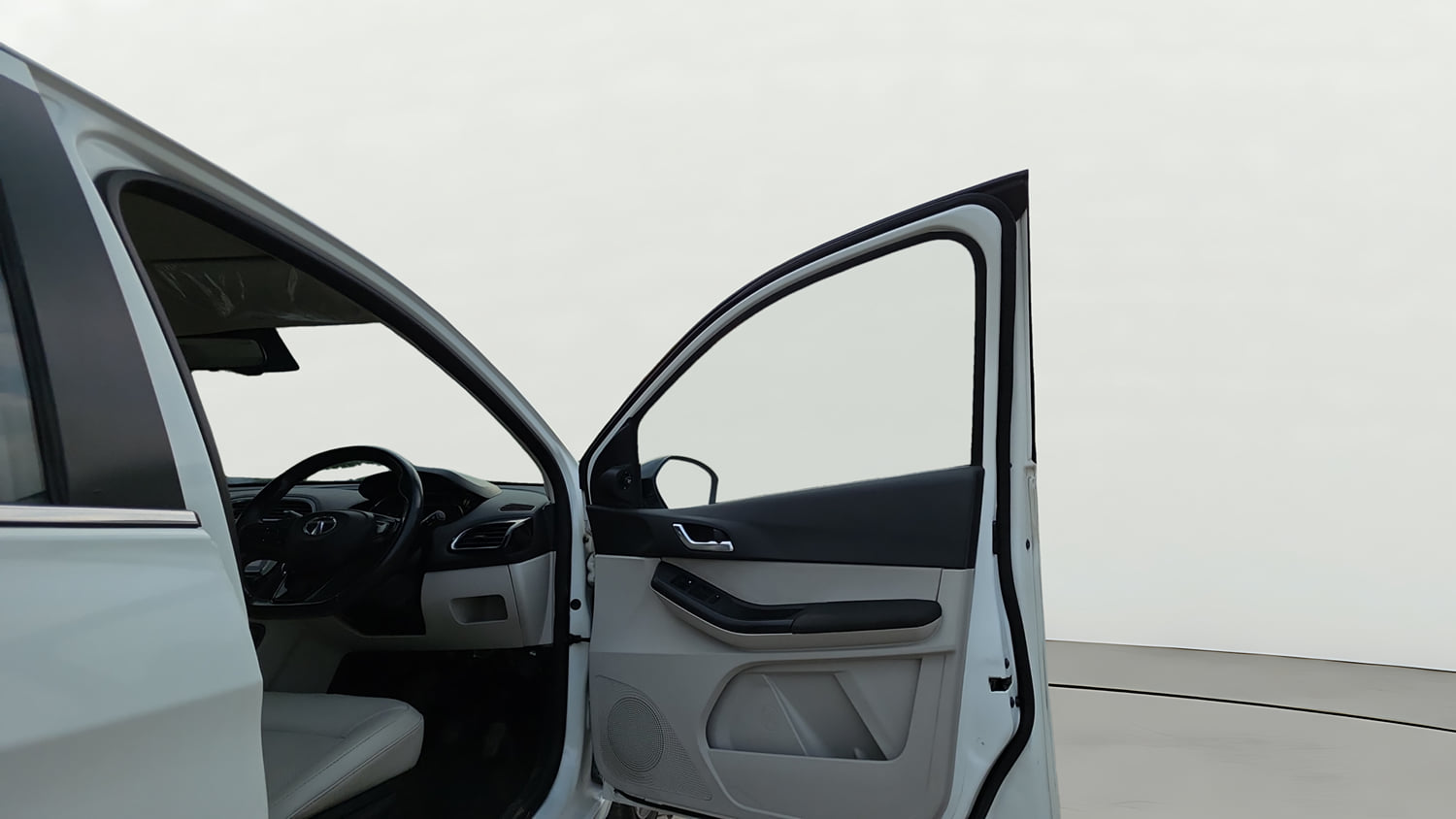 Used 2023 Tata Tigor XZ Plus Leatherette Pack Petrol Manual interior RIGHT FRONT DOOR OPEN VIEW