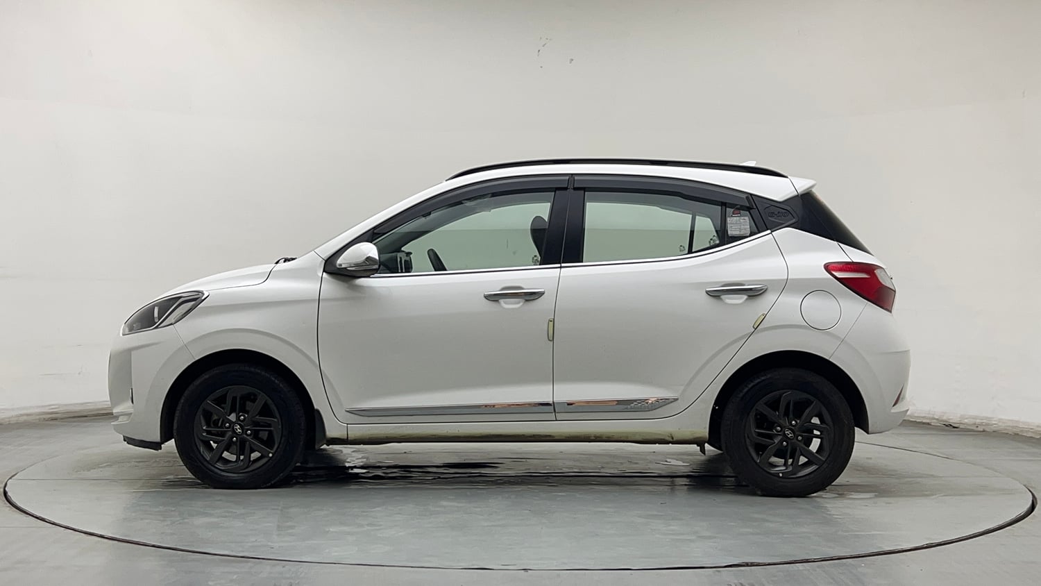 Used 2019 Hyundai Grand i10 Nios Sportz AMT 1.2 Kappa VTVT Petrol Automatic exterior LEFT SIDE VIEW