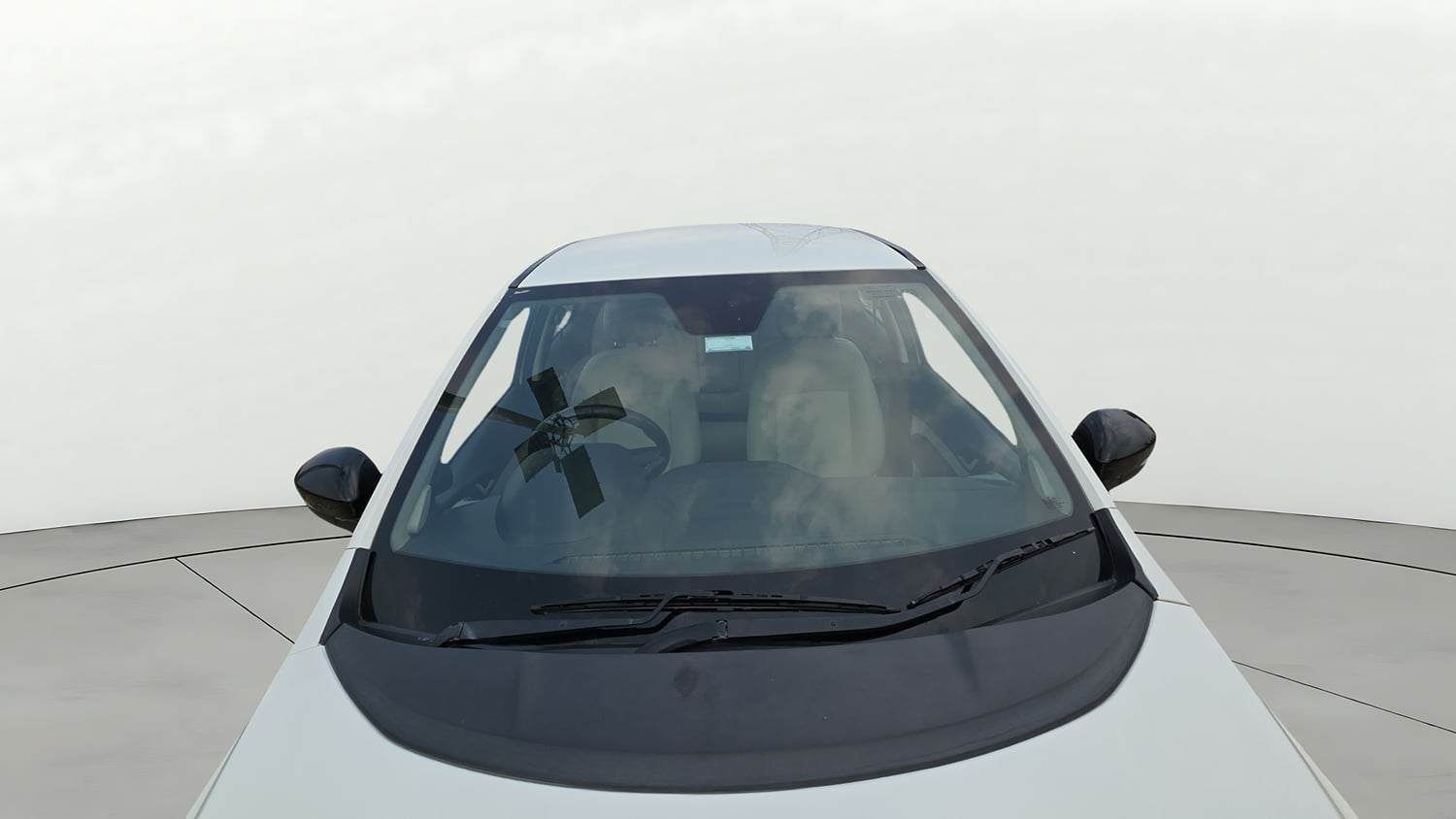 Used 2023 Tata Tigor XZ Plus Leatherette Pack Petrol Manual exterior FRONT WINDSHIELD VIEW