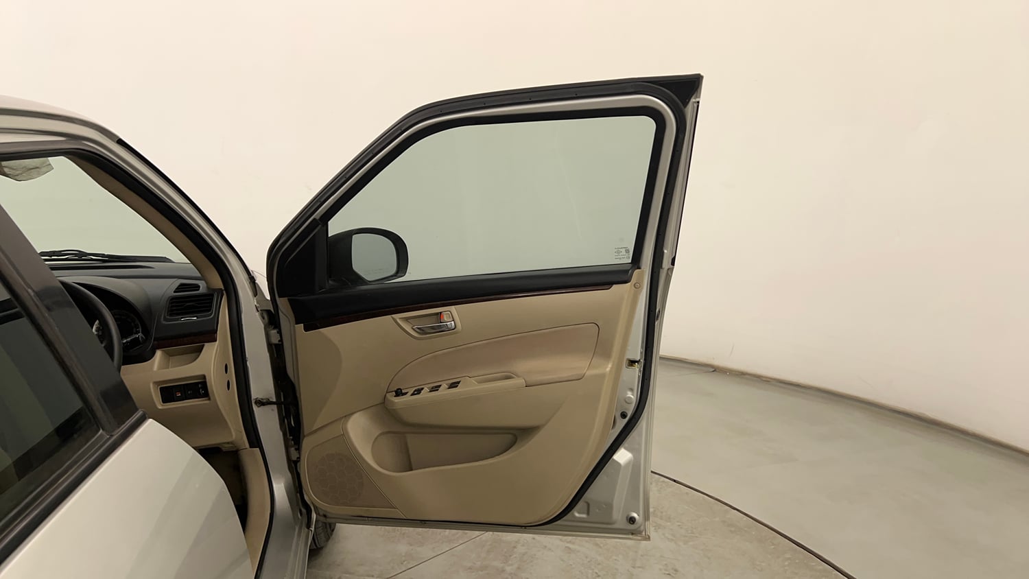 Used 2012 Maruti Suzuki Swift Dzire VXI Petrol Manual interior RIGHT FRONT DOOR OPEN VIEW