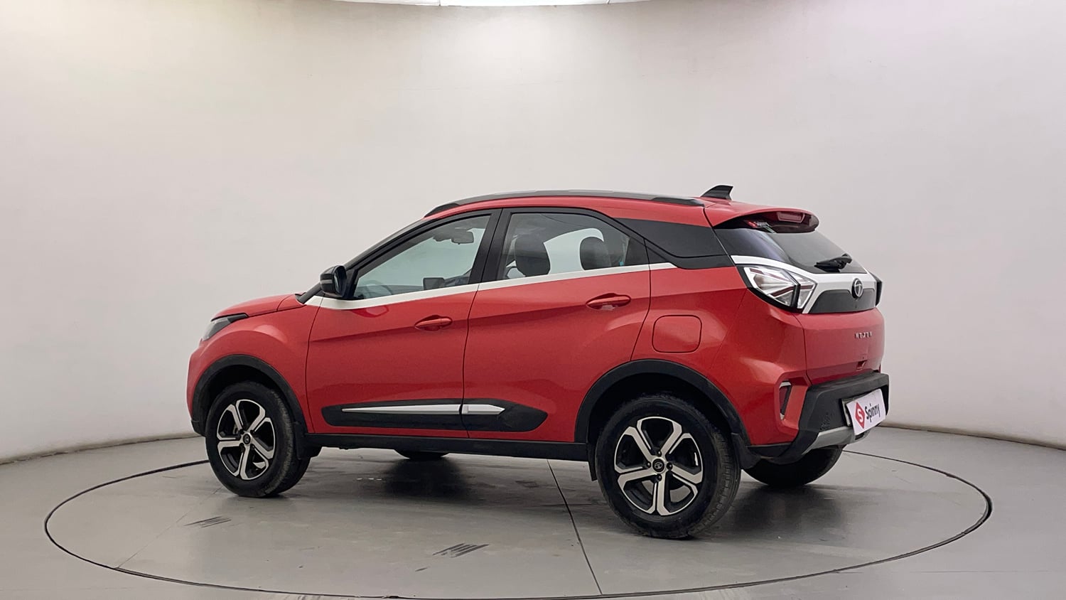 Used 2022 Tata Nexon XZA Plus (S) Petrol Automatic exterior LEFT REAR CORNER VIEW