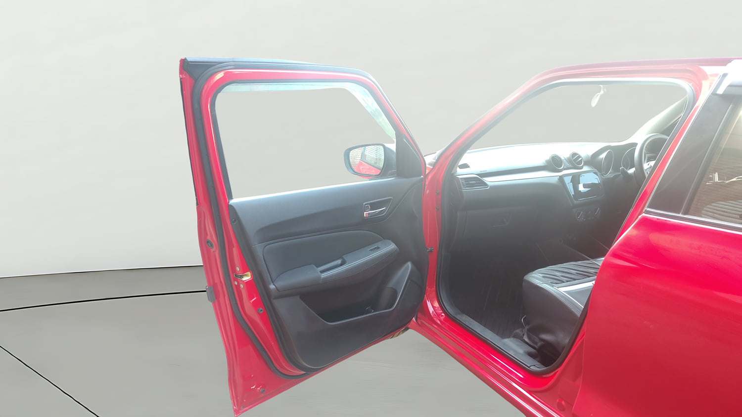 Used 2022 Maruti Suzuki Swift VXi Petrol Manual interior LEFT FRONT DOOR OPEN VIEW
