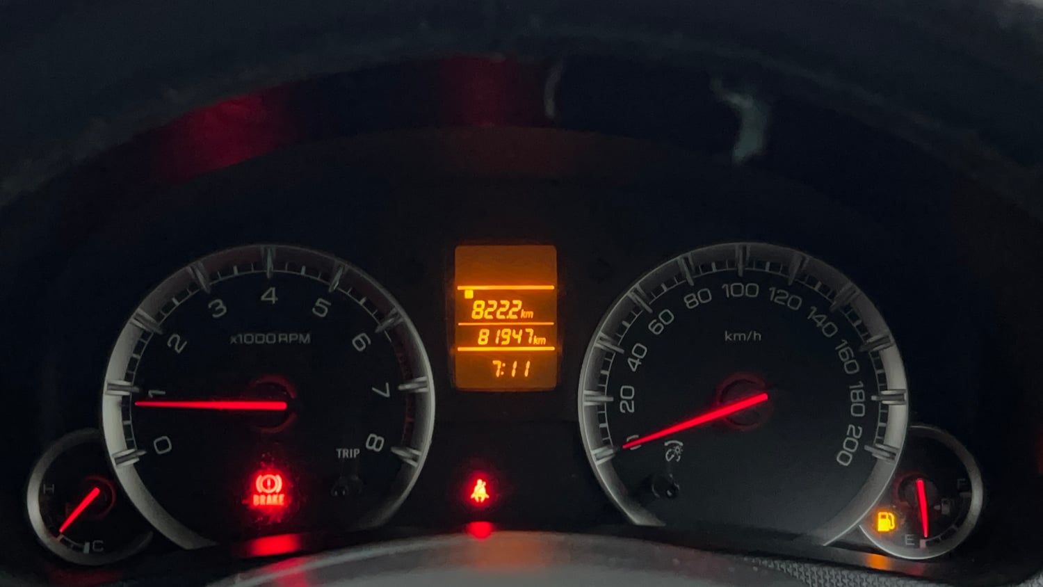 Used 2016 Maruti Suzuki Swift VXI (O) Petrol Manual interior CLUSTERMETER VIEW