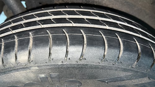 Used 2018 Maruti Suzuki Wagon R LXI CNG Cng Manual tyres RIGHT REAR TYRE TREAD VIEW
