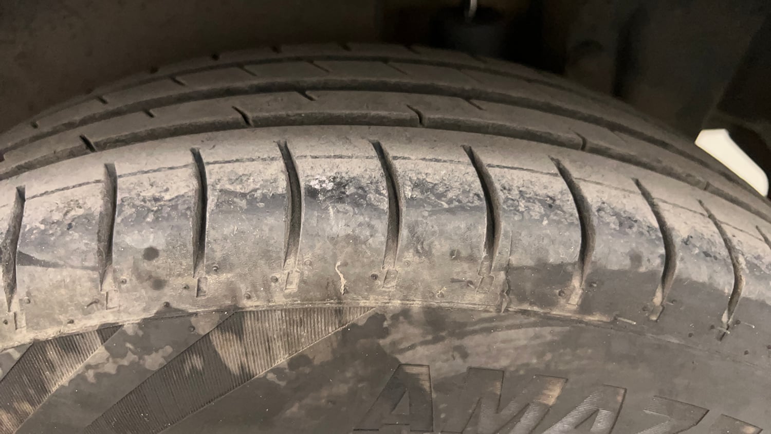 Used 2012 Maruti Suzuki Swift Dzire VXI Petrol Manual tyres LEFT REAR TYRE TREAD VIEW
