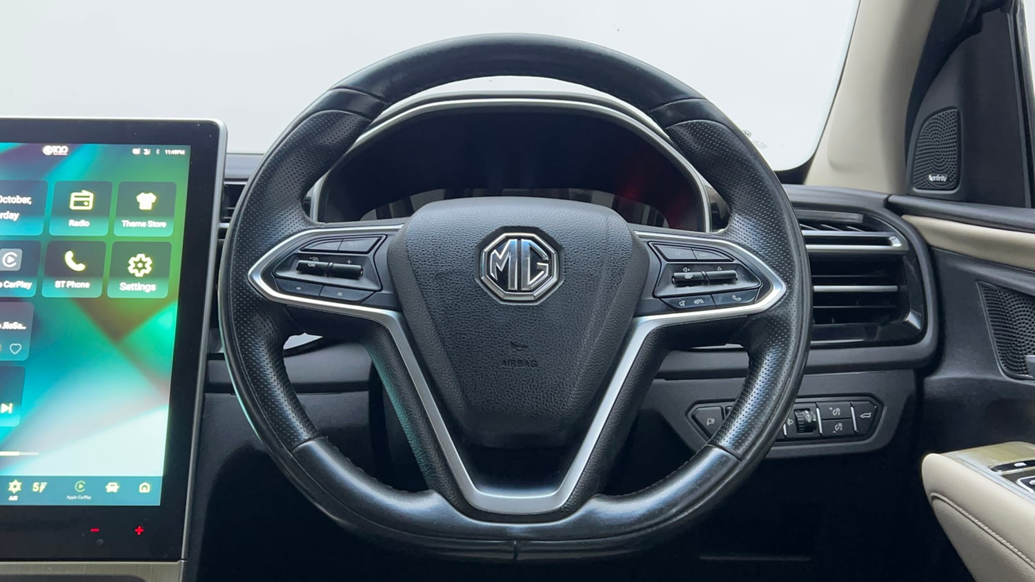 Used 2023 MG Motors Hector Savvy Pro 1.5 Turbo Petrol CVT Petrol Automatic interior STEERING VIEW