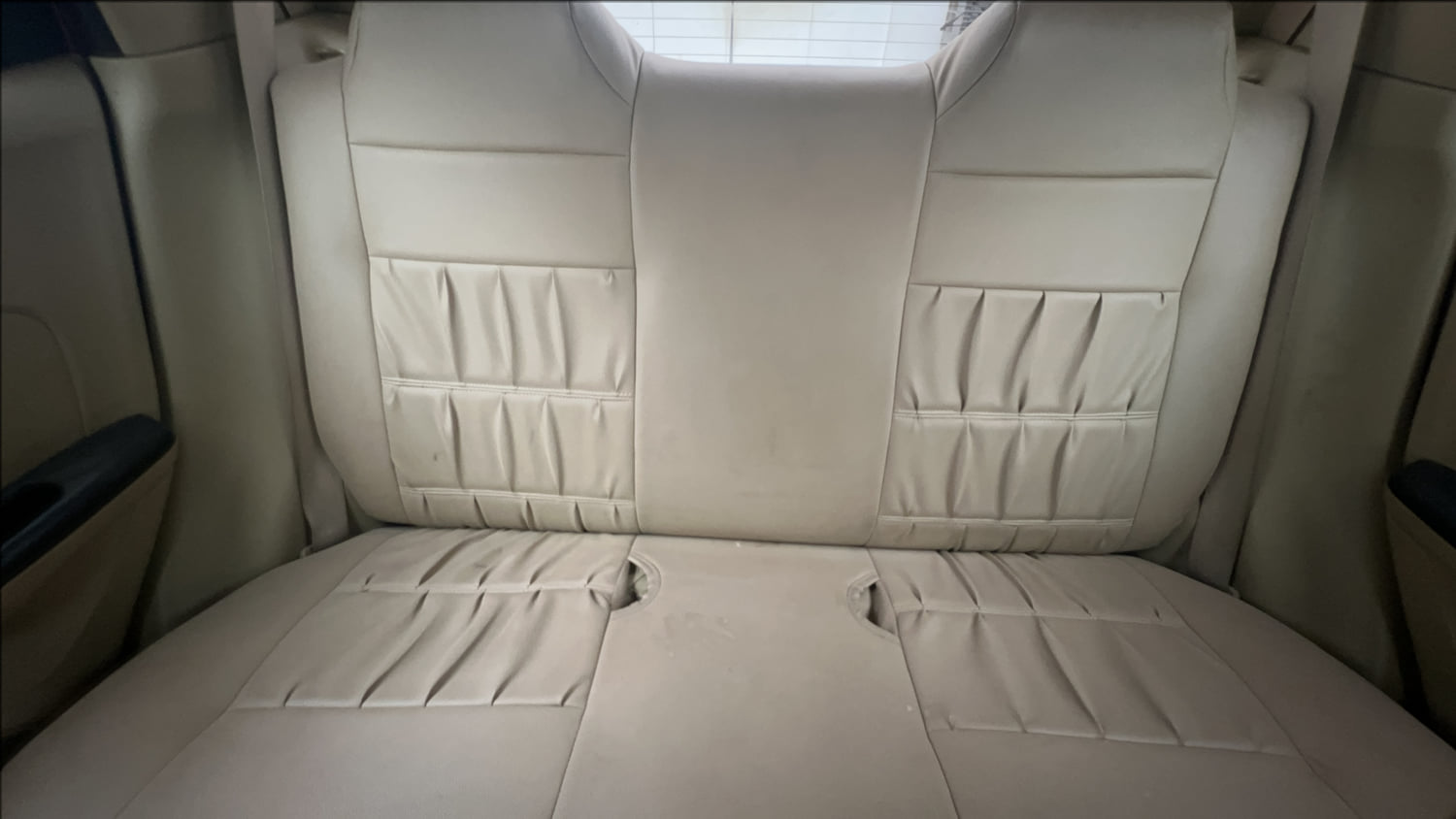 Used 2014 Honda Brio S MT Petrol Manual interior REAR SEAT CONDITION VIEW