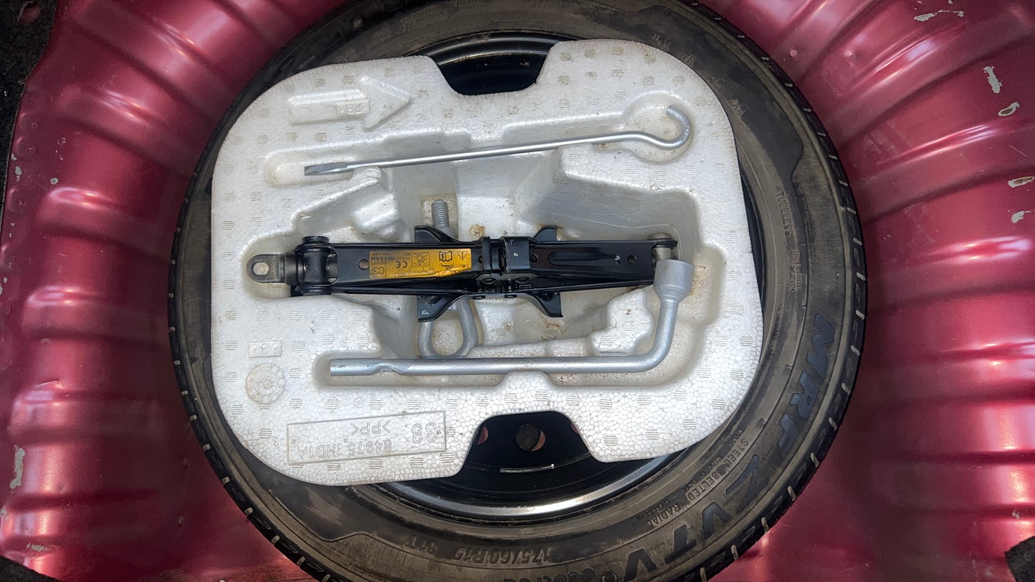 Used 2019 Nissan Micra XV CVT Petrol Automatic tyres SPARE TYRE VIEW