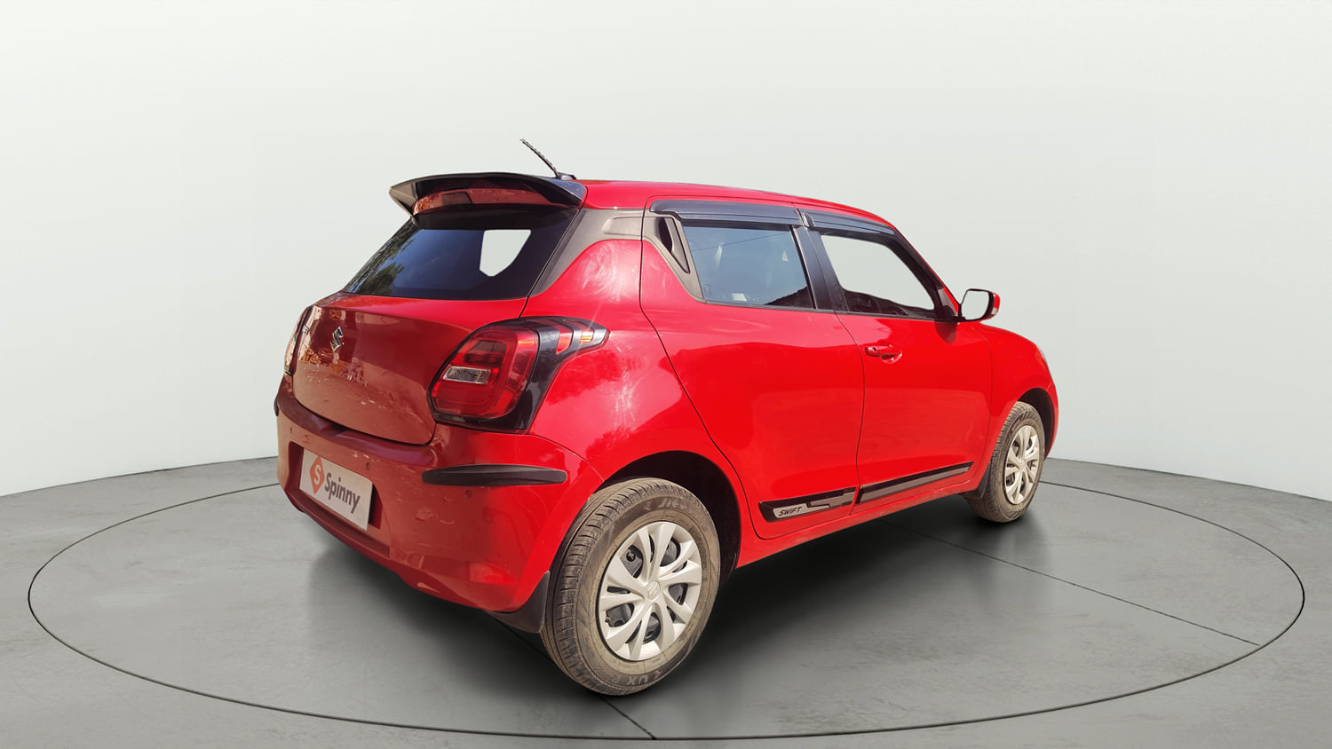 Used 2022 Maruti Suzuki Swift VXi Petrol Manual exterior RIGHT REAR CORNER VIEW