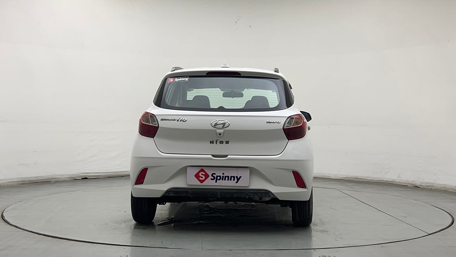 Used 2019 Hyundai Grand i10 Nios Sportz AMT 1.2 Kappa VTVT Petrol Automatic exterior BACK VIEW