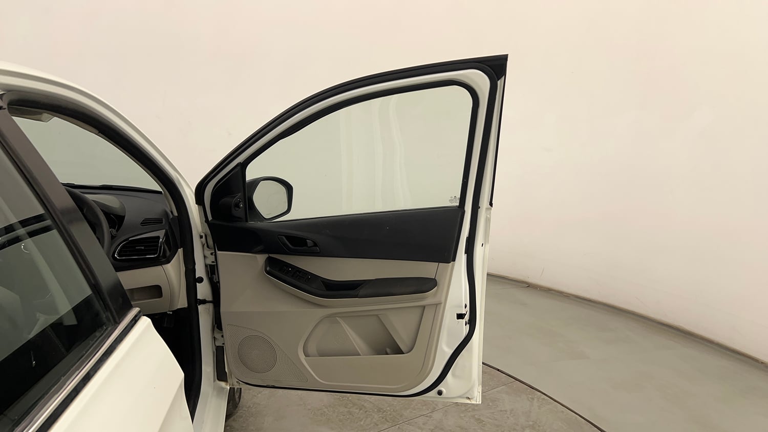 Used 2024 Tata Tigor XZ Petrol Manual interior RIGHT FRONT DOOR OPEN VIEW