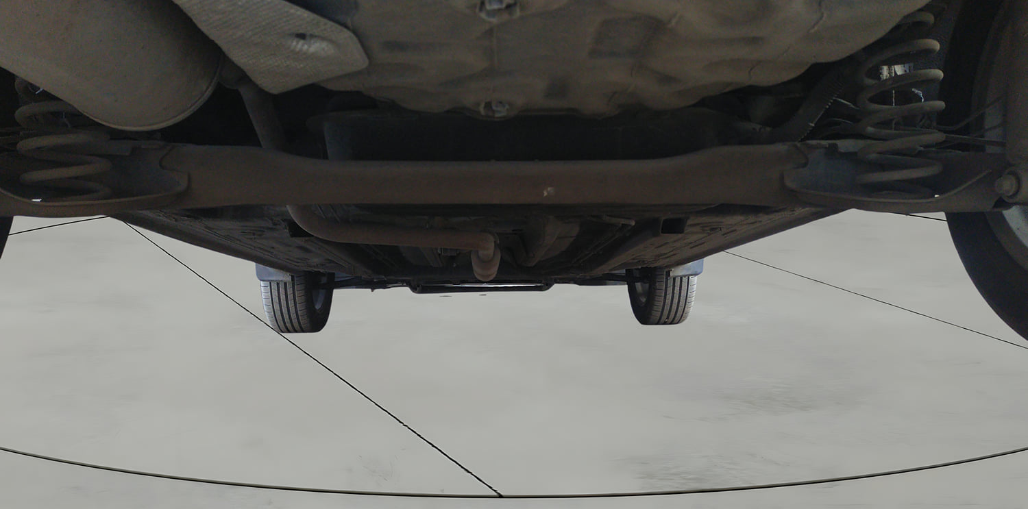 Used 2022 Renault Kiger RXZ Turbo CVT Dual Tone Petrol Automatic extra REAR UNDERBODY VIEW (TAKEN FROM REAR)