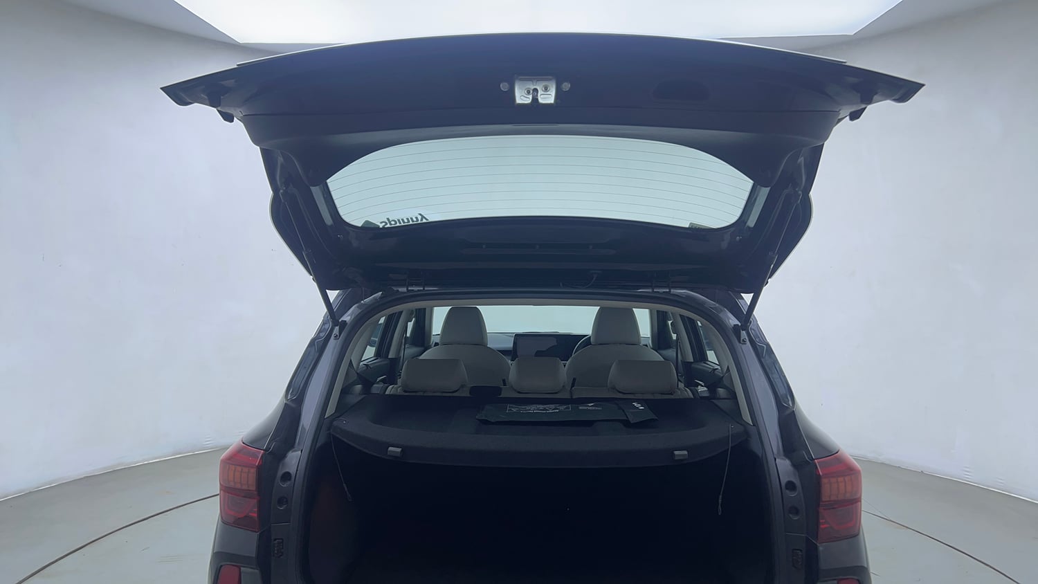 Used 2023 kia Seltos HTX 1.5 IVT Petrol Automatic interior DICKY DOOR OPEN VIEW