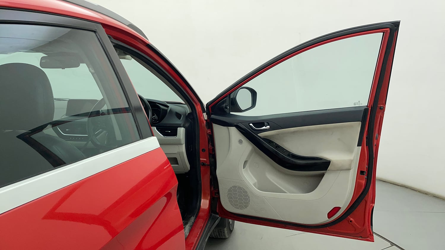 Used 2022 Tata Nexon XZA Plus (S) Petrol Automatic interior RIGHT FRONT DOOR OPEN VIEW