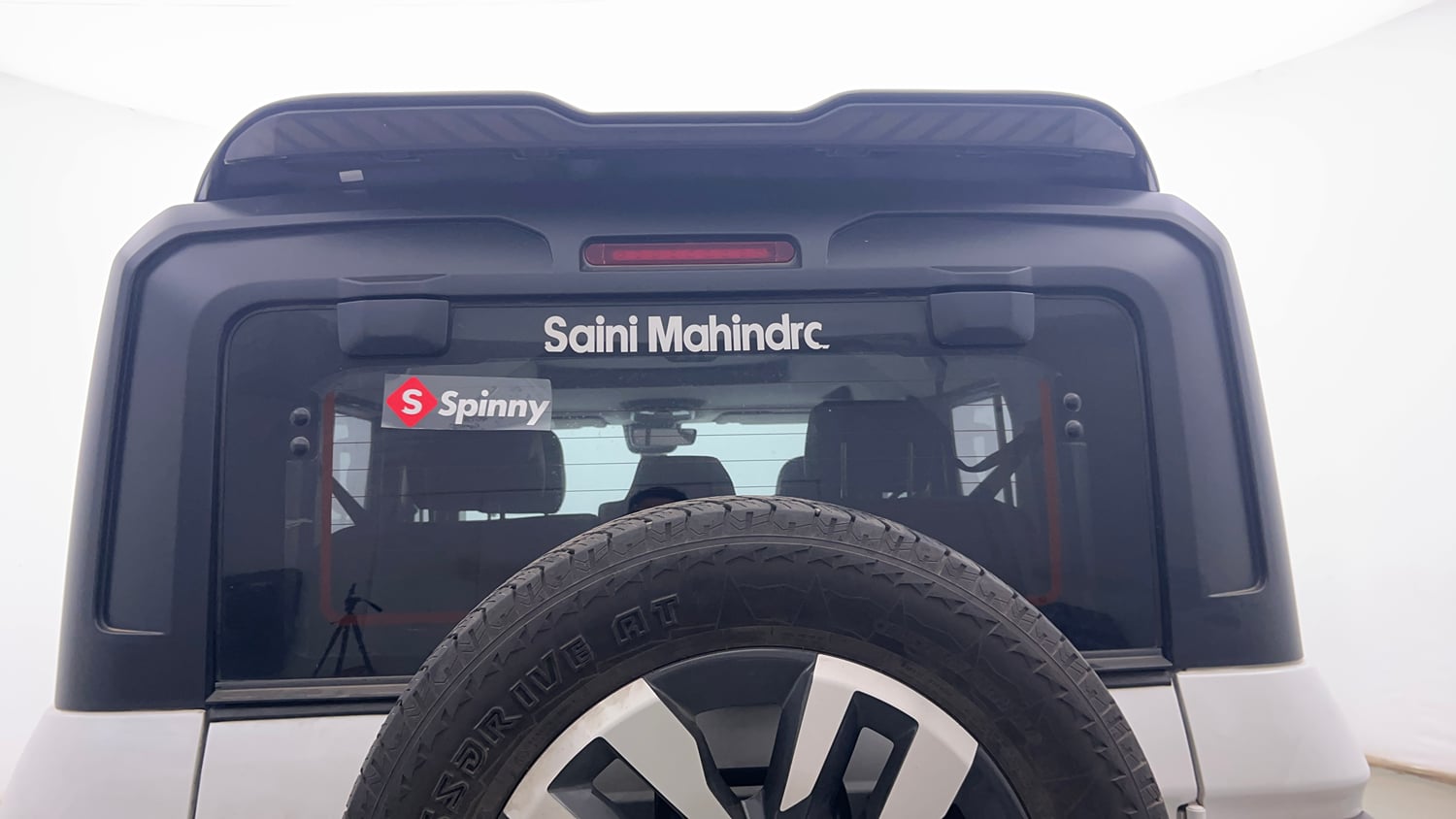 Used 2025 Mahindra Thar Roxx AX7 L Diesel AT 4WD Diesel Automatic exterior BACK WINDSHIELD VIEW