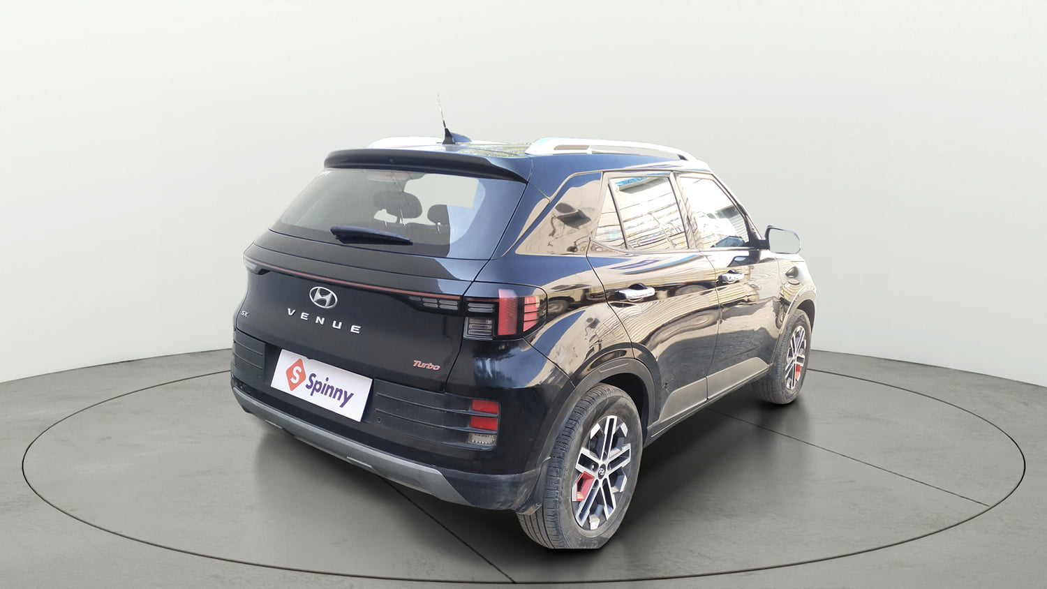 Used 2023 Hyundai Venue SX (O) 1.0 Turbo DCT Petrol Automatic exterior RIGHT REAR CORNER VIEW