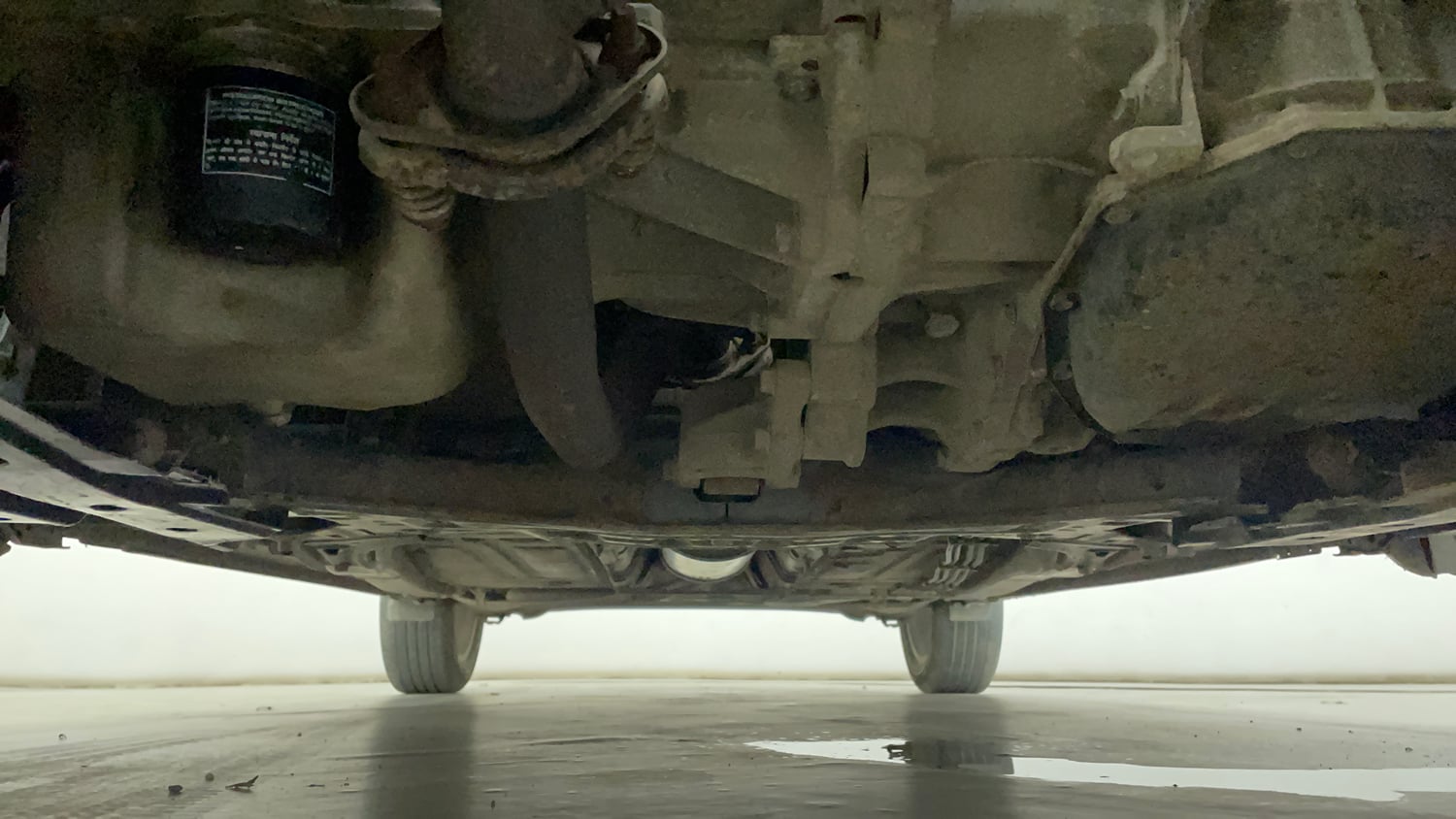 Used 2019 Maruti Suzuki Baleno Zeta Automatic Petrol Automatic extra FRONT LEFT UNDERBODY VIEW
