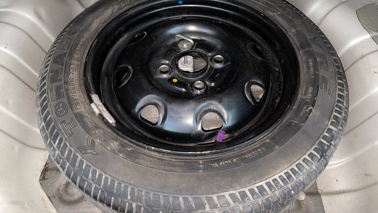 Used 2014 Maruti Suzuki Alto K10 VXi Petrol Manual tyres SPARE TYRE VIEW