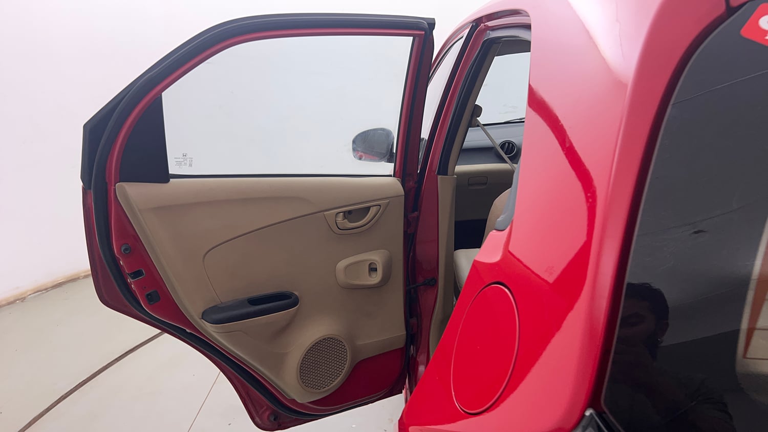 Used 2014 Honda Brio S MT Petrol Manual interior LEFT REAR DOOR OPEN VIEW