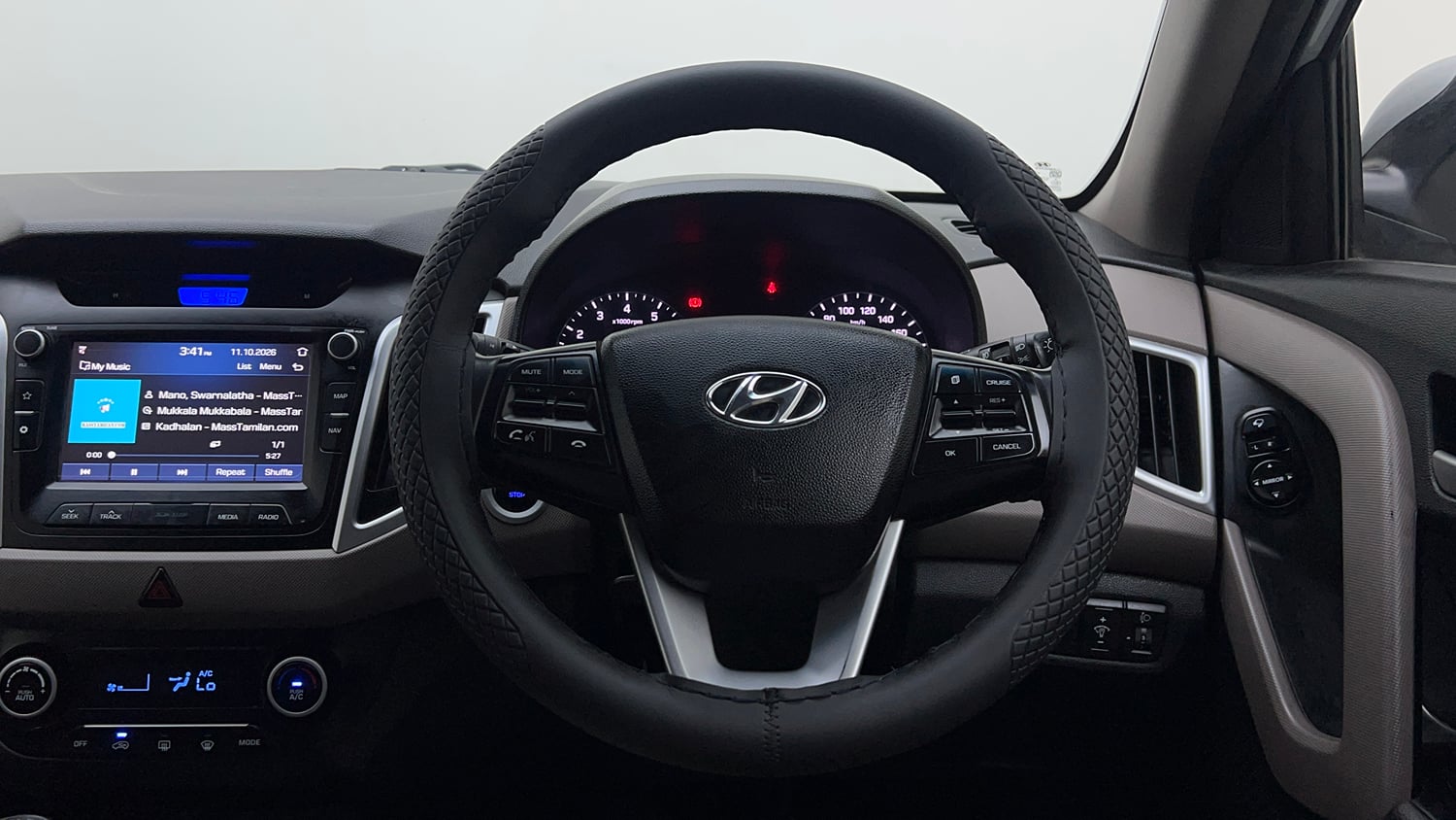 Used 2019 Hyundai Creta SX 1.6 (O) Executive Petrol Petrol Manual interior STEERING VIEW