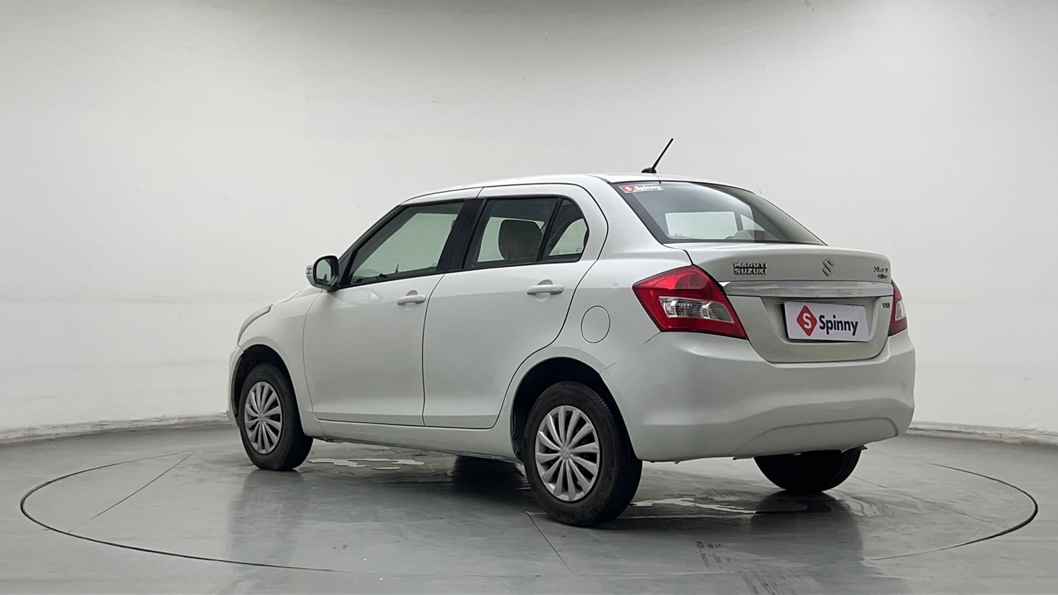 Used 2015 Maruti Suzuki Swift Dzire VXI Petrol Manual exterior LEFT REAR CORNER VIEW