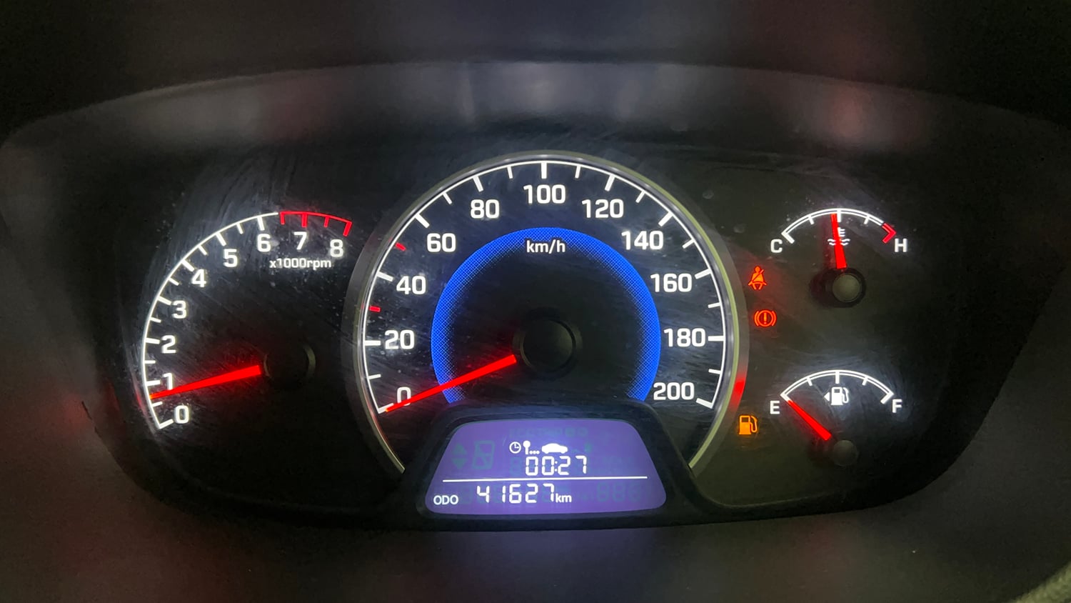 Used 2018 Hyundai Grand i10 Asta 1.2 Kappa VTVT Petrol Manual interior CLUSTERMETER VIEW