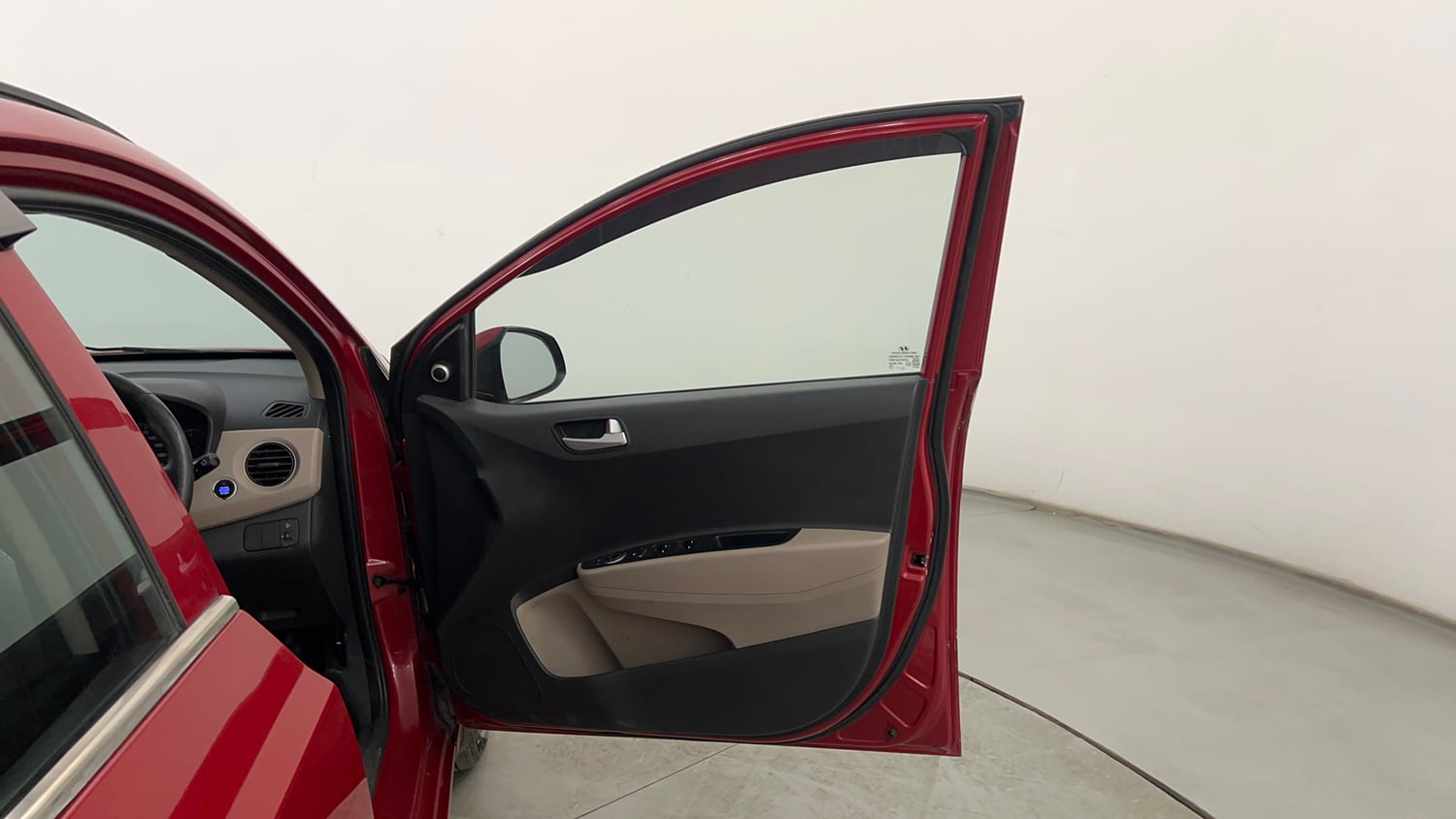 Used 2018 Hyundai Grand i10 Asta 1.2 Kappa VTVT Petrol Manual interior RIGHT FRONT DOOR OPEN VIEW