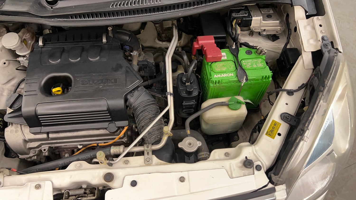 Used 2019 Maruti Suzuki Wagon R 1.0 VXI AMT Petrol Automatic engine ENGINE LEFT SIDE VIEW