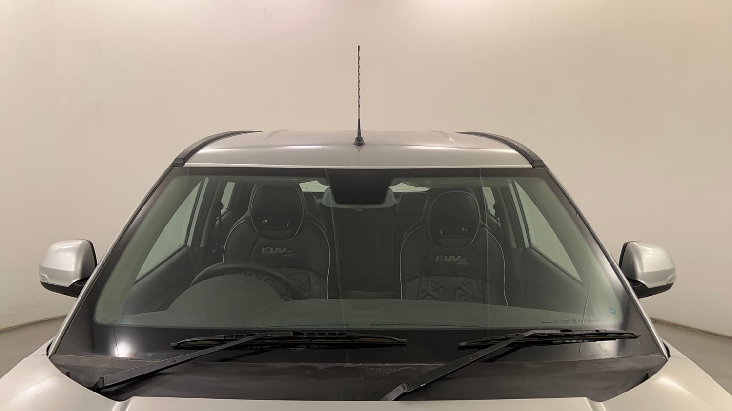 Used 2019 Mahindra KUV100 NXT K6 Plus 6 STR Petrol Manual exterior FRONT WINDSHIELD VIEW