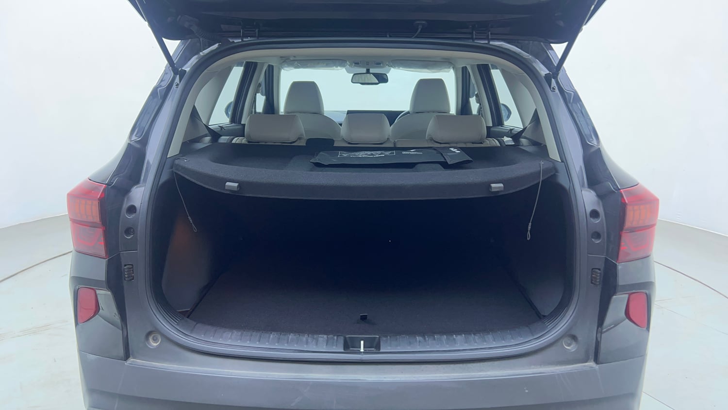 Used 2023 kia Seltos HTX 1.5 IVT Petrol Automatic interior DICKY INSIDE VIEW