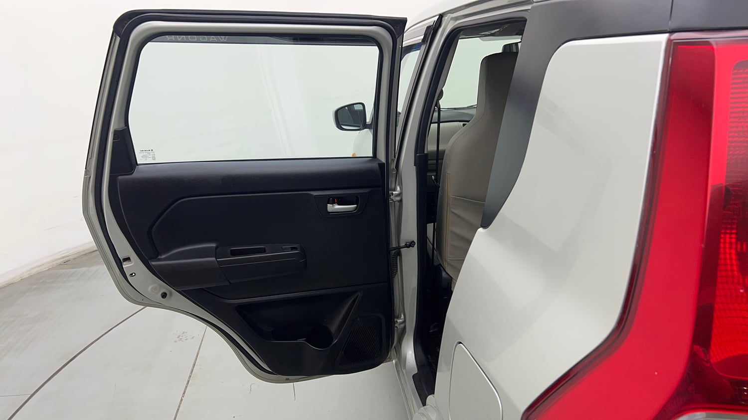 Used 2020 Maruti Suzuki Wagon R VXi 1.2 Petrol Manual interior LEFT REAR DOOR OPEN VIEW