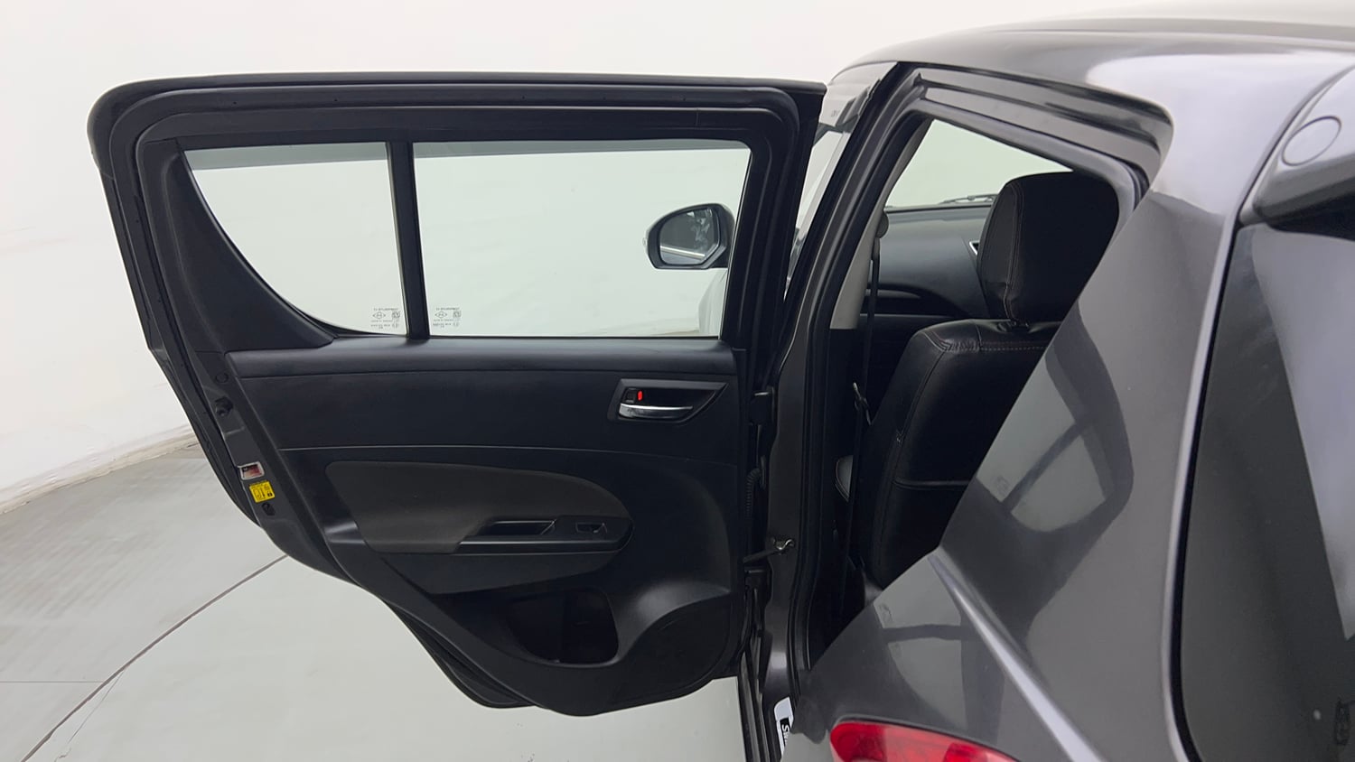 Used 2016 Maruti Suzuki Swift VXI (O) Petrol Manual interior LEFT REAR DOOR OPEN VIEW